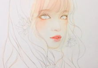 小姐姐水彩风格,小姐姐的梦幻色彩世界